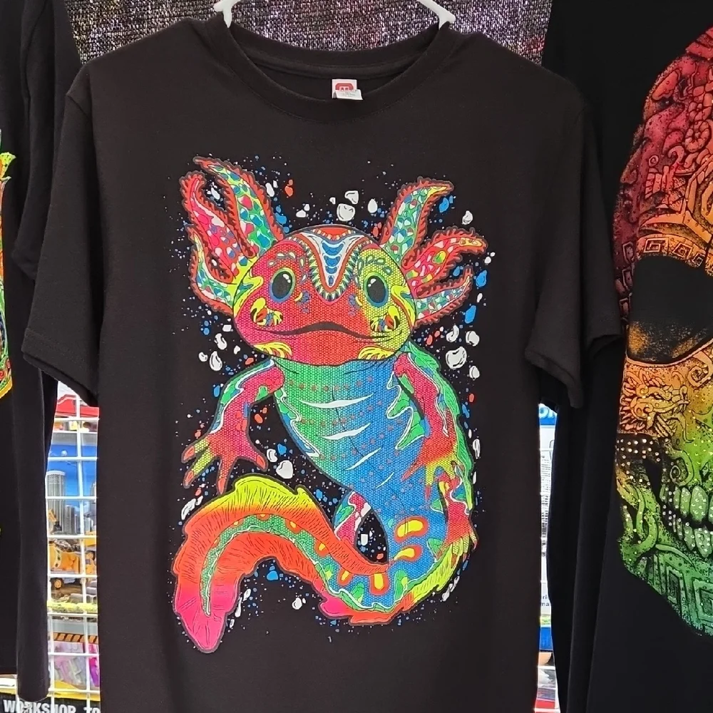Black Fish Graphic Tee with Dynamic Design